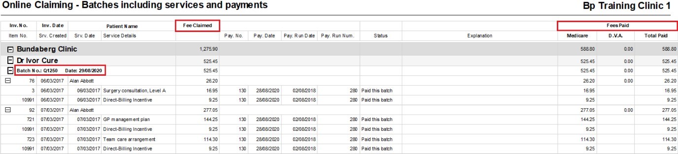 Online Claiming Batches